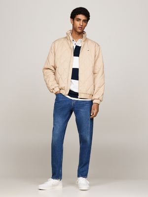 Diamond Quilted Padded Jacket, Gentle Gold