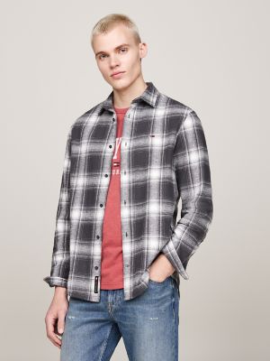TJ Relaxed Fit Check Flannel Shirt Tommy Hilfiger
