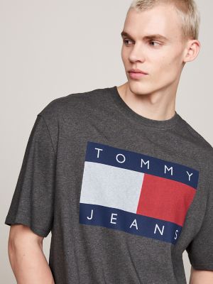 TJ Flag Badge Oversized T Shirt