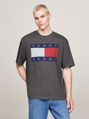 TJ Flag Badge Oversized T Shirt Tommy Hilfiger