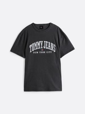 【 】Jeans varsity logo コットン Tシャツ ♪ Varsity Logo Crew Neck T-Shirt | T-Shirts | Tommy Jeans