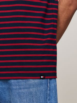 Tommy jeans striped t shirt sales