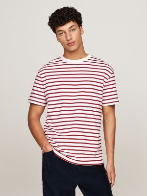 TJ Nautical Stripe T Shirt Tommy Hilfiger