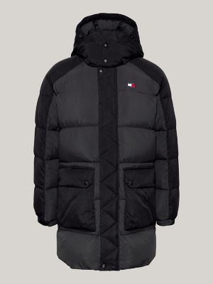 Tommy Badge Two-Tone Hooded Parka | Tommy Hilfiger USA