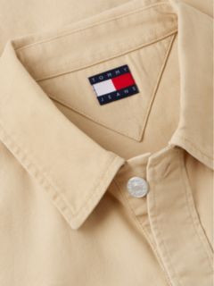 Tommy Jeans Oversized Overshirt — Gentle Gold 7
