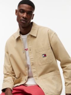 Tommy Jeans Oversized Overshirt — Gentle Gold 4