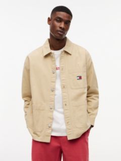 Tommy Jeans Oversized Overshirt — Gentle Gold 1