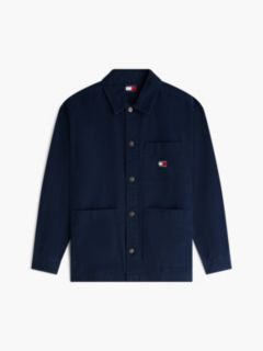 Tommy Jeans Oversized Overshirt — Dark Night Navy 5