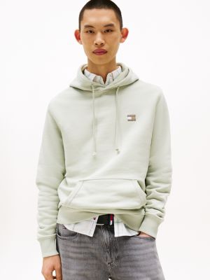 Tommy Jeans Badge Hoodie, Misty Sage