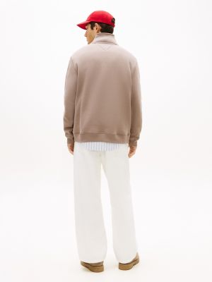 Мужские джинсы Tommy Hilfiger Tommy Jeans Quarter-Zip Sweatshirt — фото 4