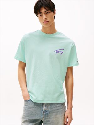 Tommy Jeans Relaxed Fit Logo T-Shirt, Spring Mint