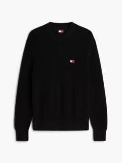 Tommy Jeans Crewneck Sweater — Black 5