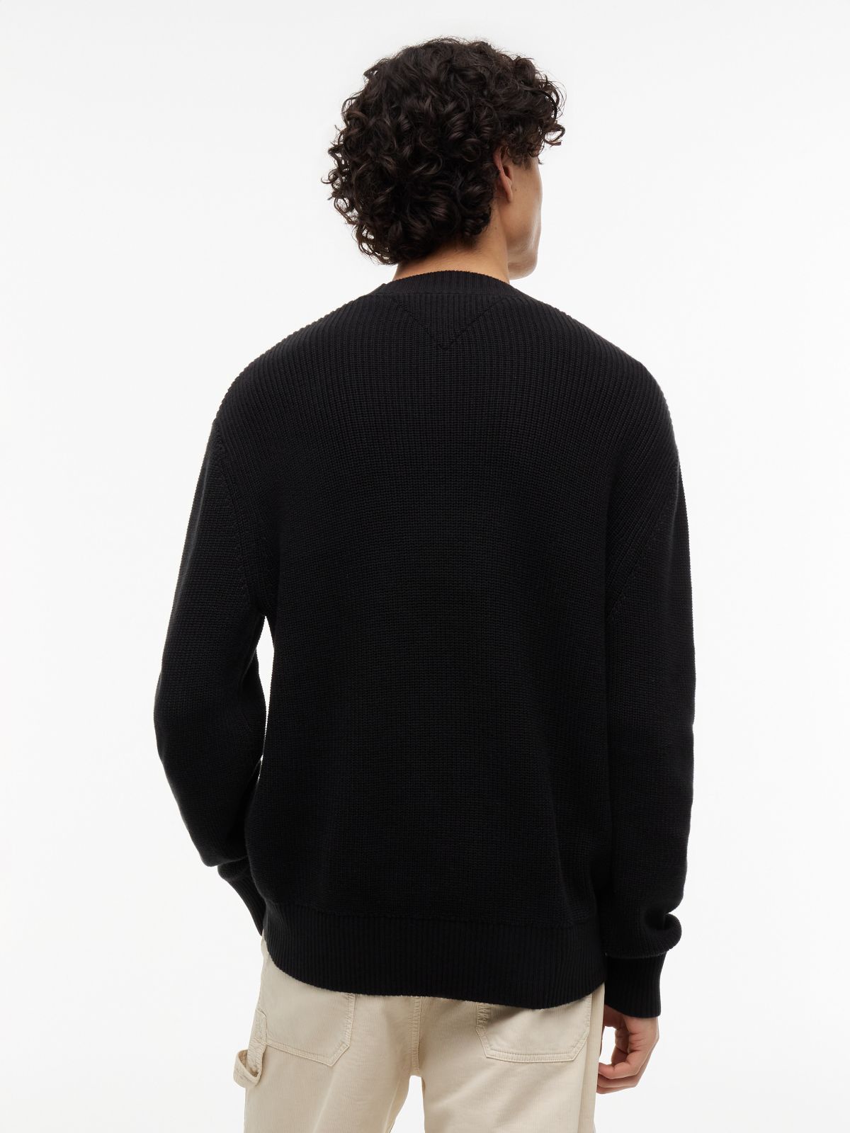 Tommy Jeans Crewneck Sweater — Black