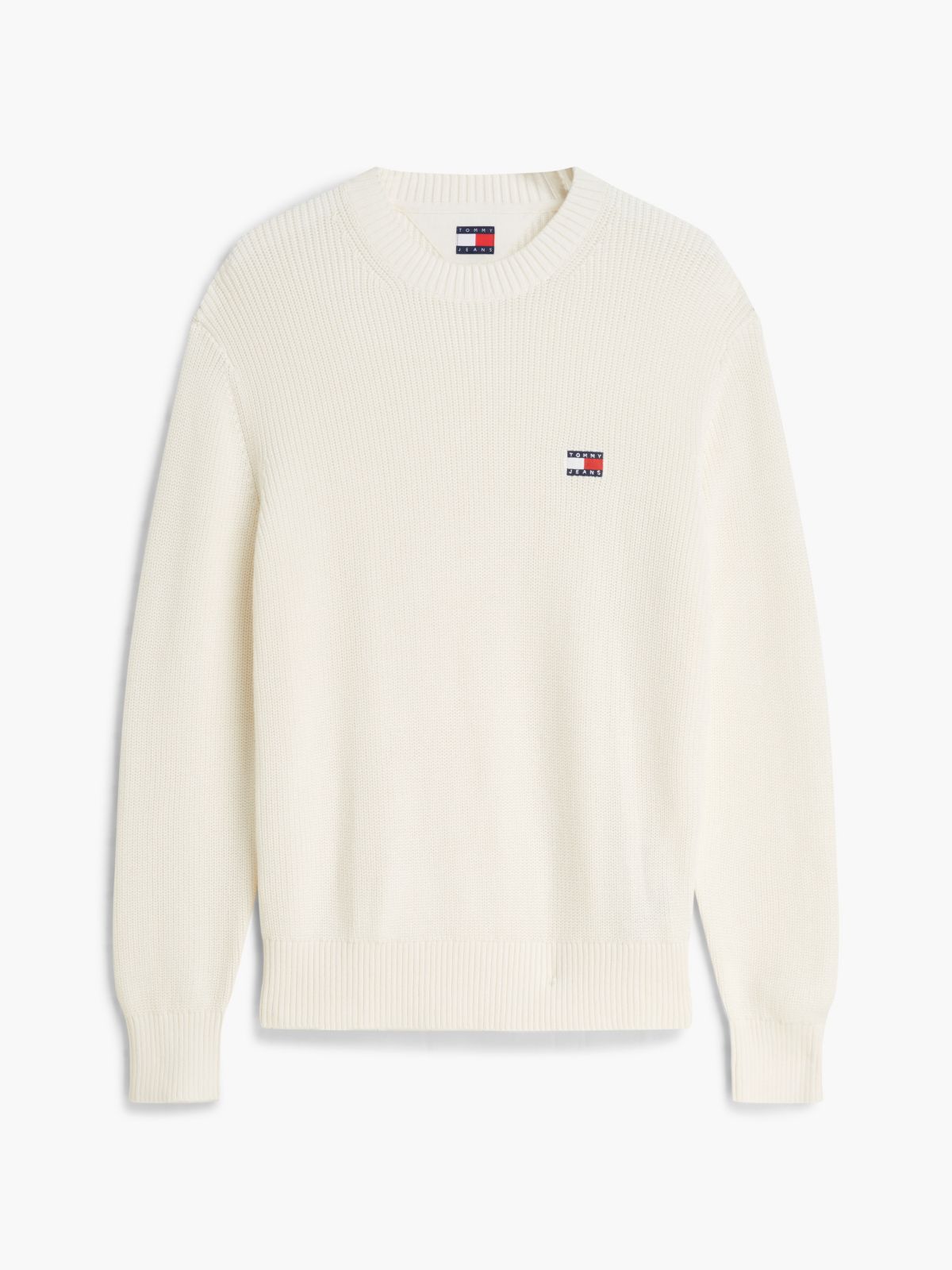 Tommy Jeans Crewneck Sweater — Ancient White