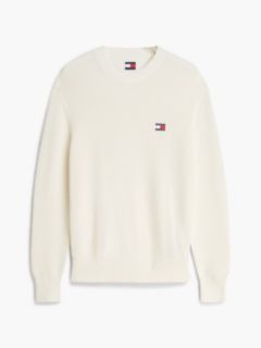 Tommy Jeans Crewneck Sweater — Ancient White 5