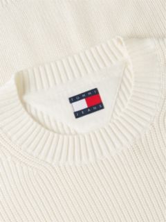 Tommy Jeans Crewneck Sweater — Ancient White 6