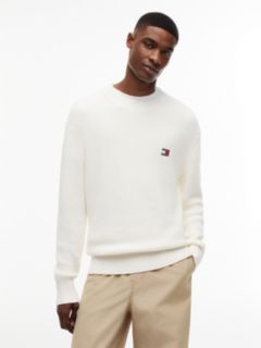Tommy Jeans Crewneck Sweater — Ancient White 1