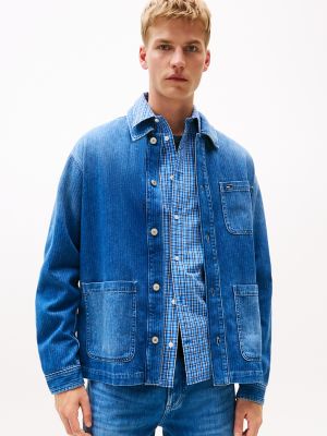 Tommy Jeans Denim Chore Jacket, Medium Denim