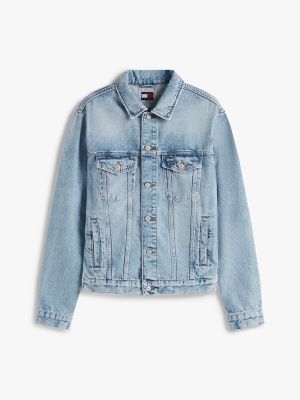 Tommy Jeans Flag Logo Denim Jacket | Tommy Hilfiger USA