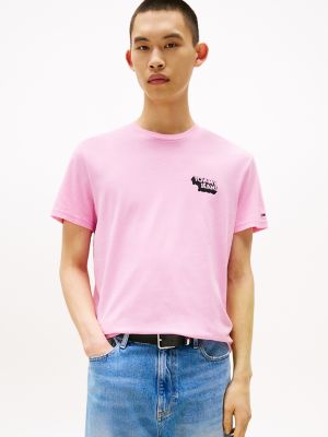 Tommy Jeans Pop Logo T-Shirt, Carnival Pink