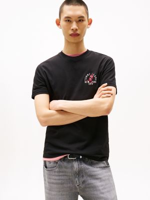 T-shirt à logo Tommy Jeans Skater Cup, noir