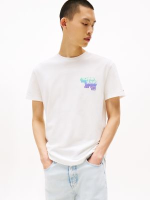 Tommy Jeans Repeat Logo T-Shirt, Ecru