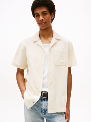 Tommy Jeans Corduroy Camp Shirt, Desert Sand Dune