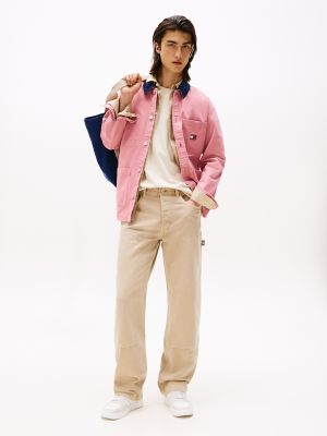Tommy Jeans Loose Straight Pant, Light Beige
