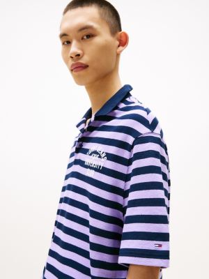 トミーページ Slim Fit Stripe Stretch Poplin Shirt | Tommy Hilfiger