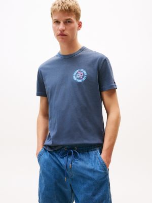 Tommy Jeans Neon Logo T-Shirt, Navy