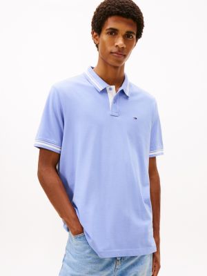 Tommy Jeans Regular Fit Tipped Polo, Nordic Iris