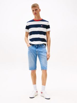 Tommy Jeans Straight Fit Denim Short, Denim Light
