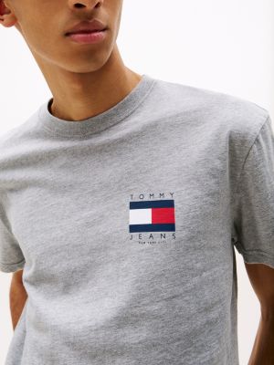 Tシャツ・カットソー    Jeans Flag Graphic T-Shirt Tommy Jeans Men's Short Sleeve Cotton Graphic T-Shirts with