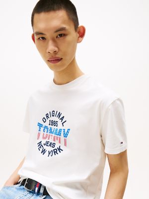 Tommy Jeans Circle Graphic T-Shirt, Ecru