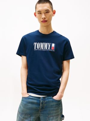 Tommy Jeans Retro Flag T-Shirt, Navy