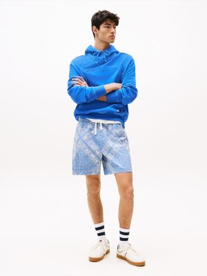 Tommy Jeans Printed Beach Short, Colorado Blue