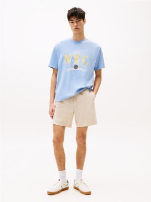 Tommy Jeans Seersucker Beach Short, Relic Tan