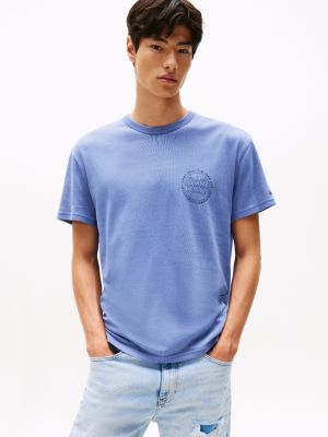Tommy Jeans Baseball Logo T-Shirt, Soft Sapphire