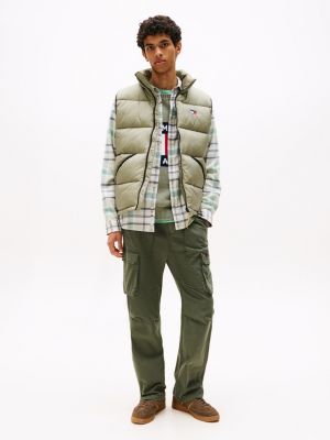 Tommy Jeans Herringbone Cargo Jogger, Pewter Green