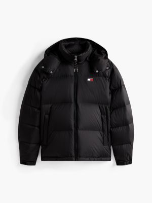 Мужская куртка Tommy Jeans Alaska Ripstop Down Jacket, цвет: Чёрный — фото 8