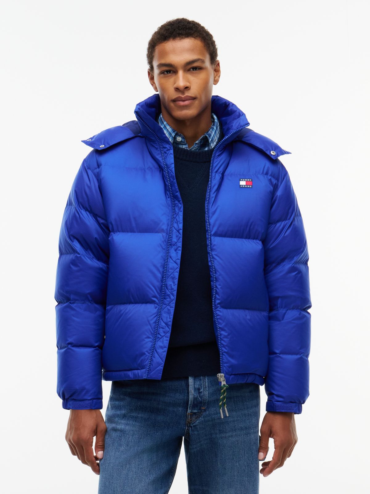 Tommy Jeans Alaska Ripstop Down Jacket — Deep Marine
