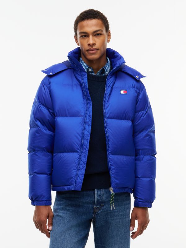 Tommy Jeans Alaska Ripstop Down Jacket — Deep Marine