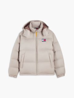 Tommy Jeans Alaska Ripstop Down Jacket — Limestone Dust 6