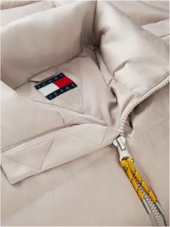 Tommy Jeans Alaska Ripstop Down Jacket — Limestone Dust 7
