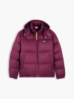 Tommy Jeans Alaska Ripstop Down Jacket — Calypso Berry 6