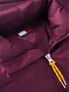 Tommy Jeans Alaska Ripstop Down Jacket — Calypso Berry 7