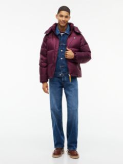 Tommy Jeans Alaska Ripstop Down Jacket — Calypso Berry 2