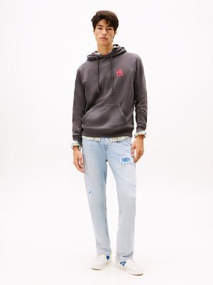 Tommy Jeans Garment Washed Crest Hoodie | Tommy Hilfiger
