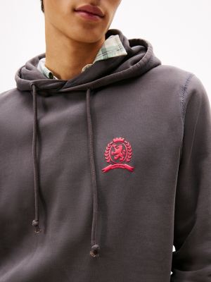 Tommy Jeans Garment Washed Crest Hoodie | Tommy Hilfiger