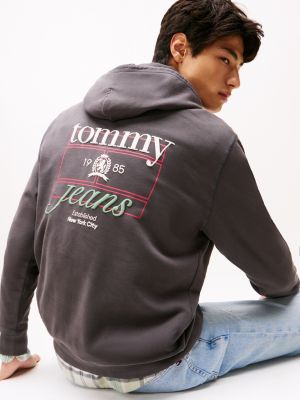 Tommy Jeans Garment Washed Crest Hoodie | Tommy Hilfiger